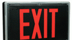 Exit signage comes standard with self-testing diagnostics