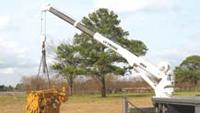 Crane: Hydraulic Crane for Trucks With 15,000-Pound GVWR Lifts 6,400 Pounds
