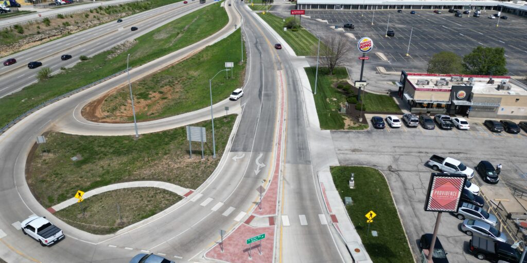 2023 Crown Communities Award winner: City turns one-way frontage road into a two-way economic boon